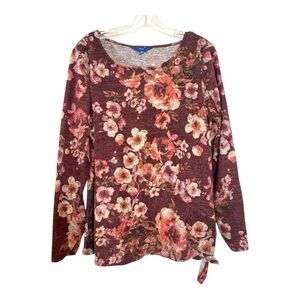 Floral Long Sleeve Top XL